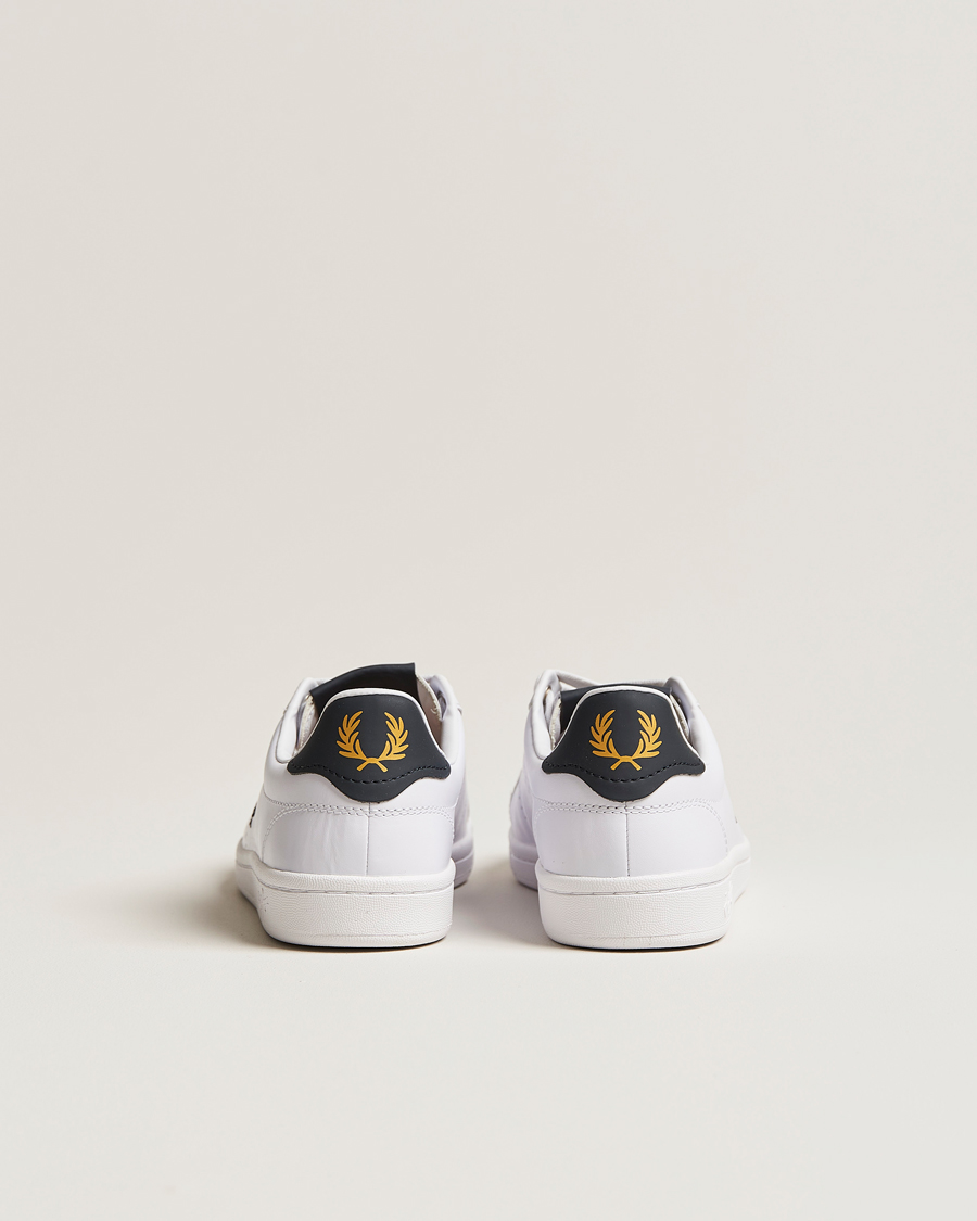 Herre | Fred Perry B721 Leather Sneakers White/Navy | Fred Perry | B721 Leather Sneakers White/Navy