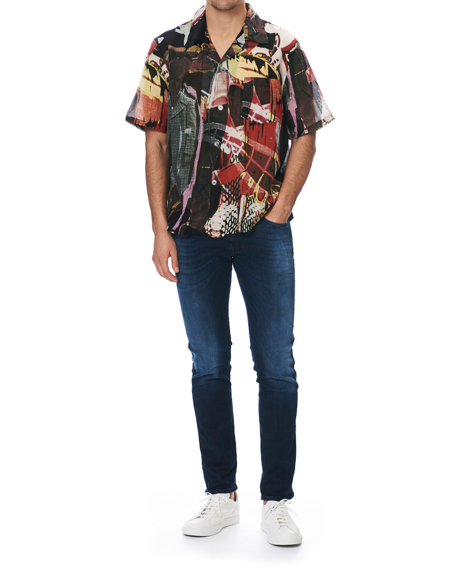 Herre | Skjorter | Our Legacy | Box Shortsleeve Shirt Peace Crowd