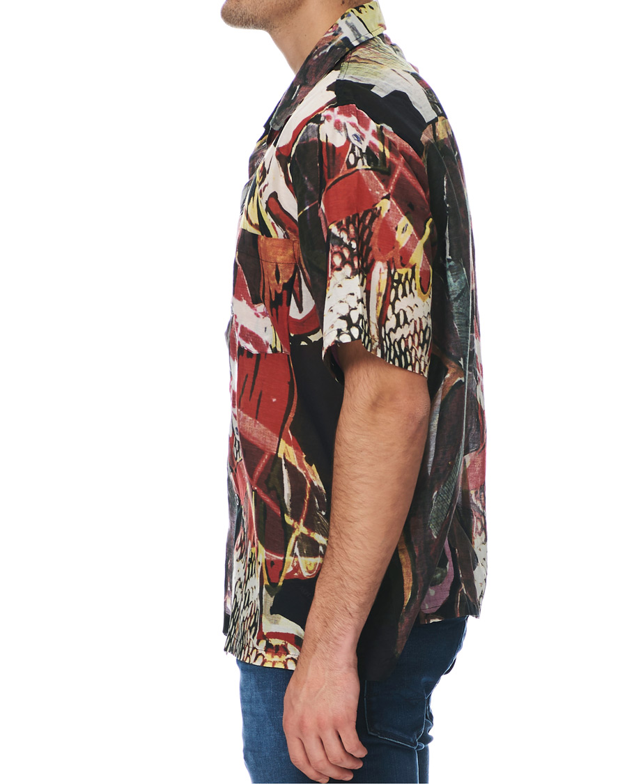 Herre | Skjorter | Our Legacy | Box Shortsleeve Shirt Peace Crowd