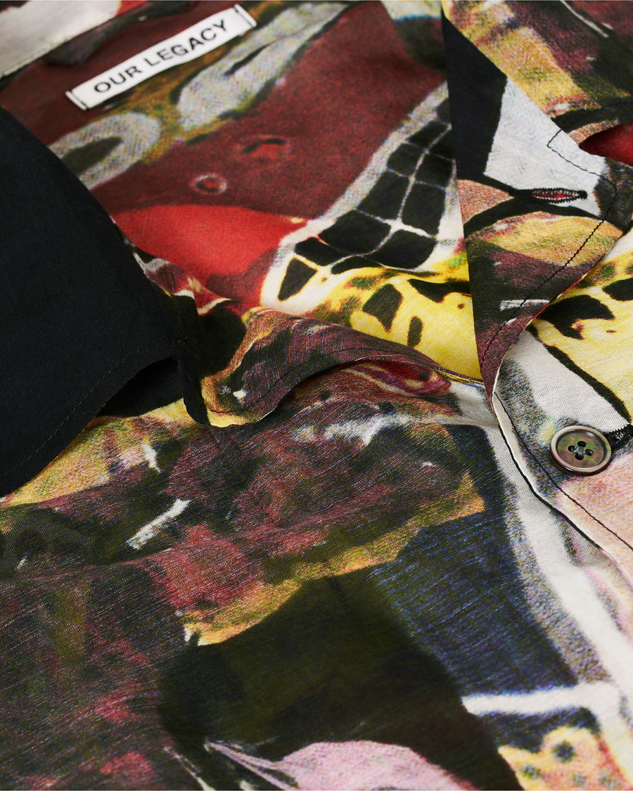 Herre | Skjorter | Our Legacy | Box Shortsleeve Shirt Peace Crowd