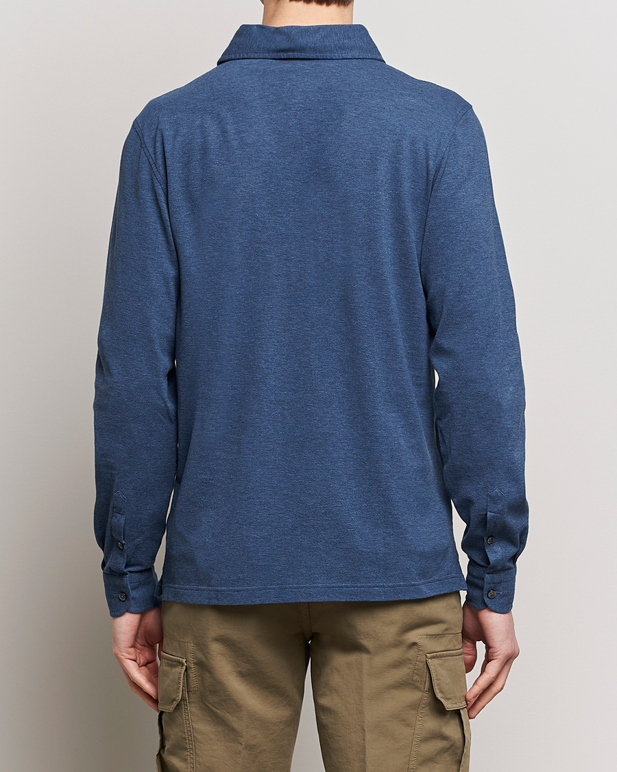 Herre | Skjorter | Gran Sasso | Popover Shirt Blue