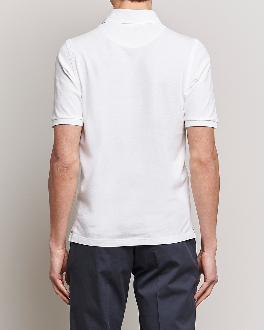 Herre | Pikéer | Gran Sasso | Washed Polo White