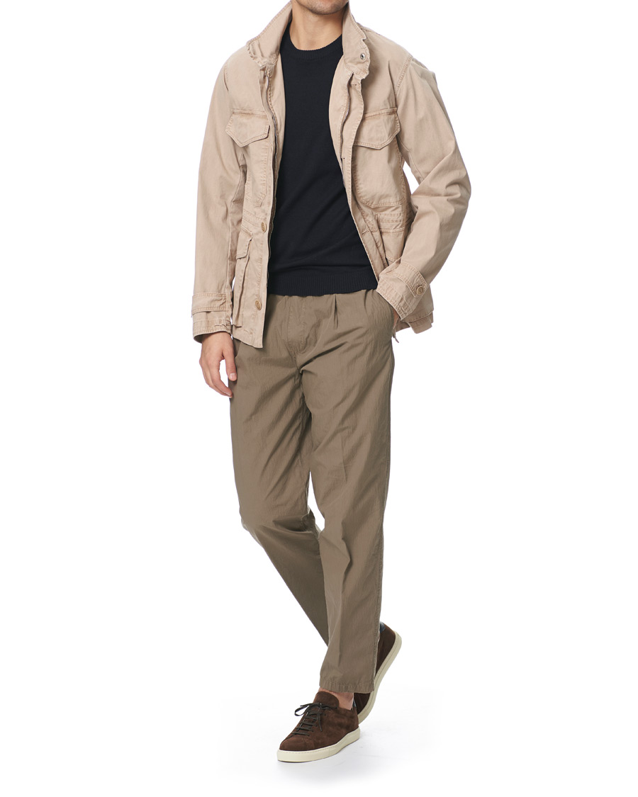 Herre | Jakker | L.B.M. 1911 | Cotton Gabardine Field Jacket Beige