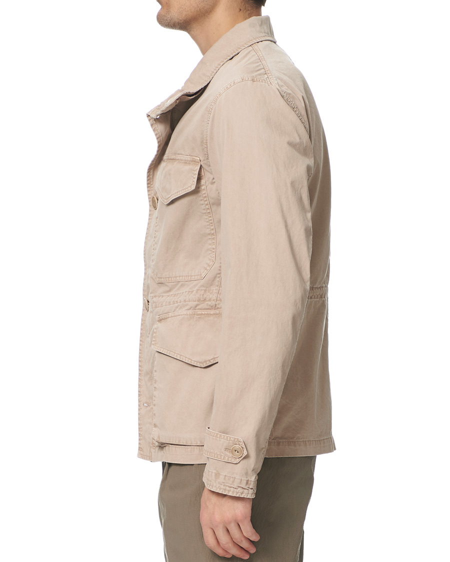 Herre | Jakker | L.B.M. 1911 | Cotton Gabardine Field Jacket Beige