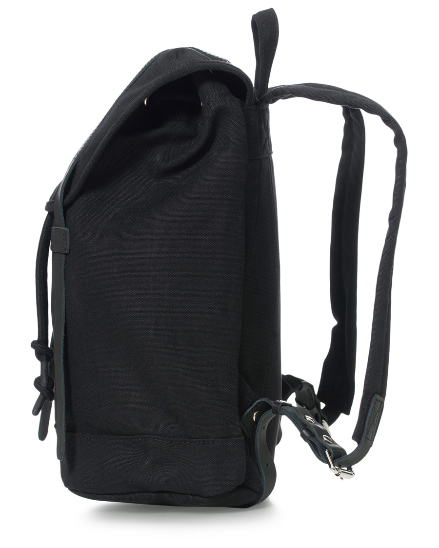 Herre | Sandqvist Stig Canvas Backpack Black | Sandqvist | Stig Canvas Backpack Black