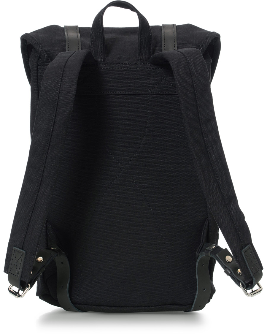 Herre | Sandqvist Stig Canvas Backpack Black | Sandqvist | Stig Canvas Backpack Black