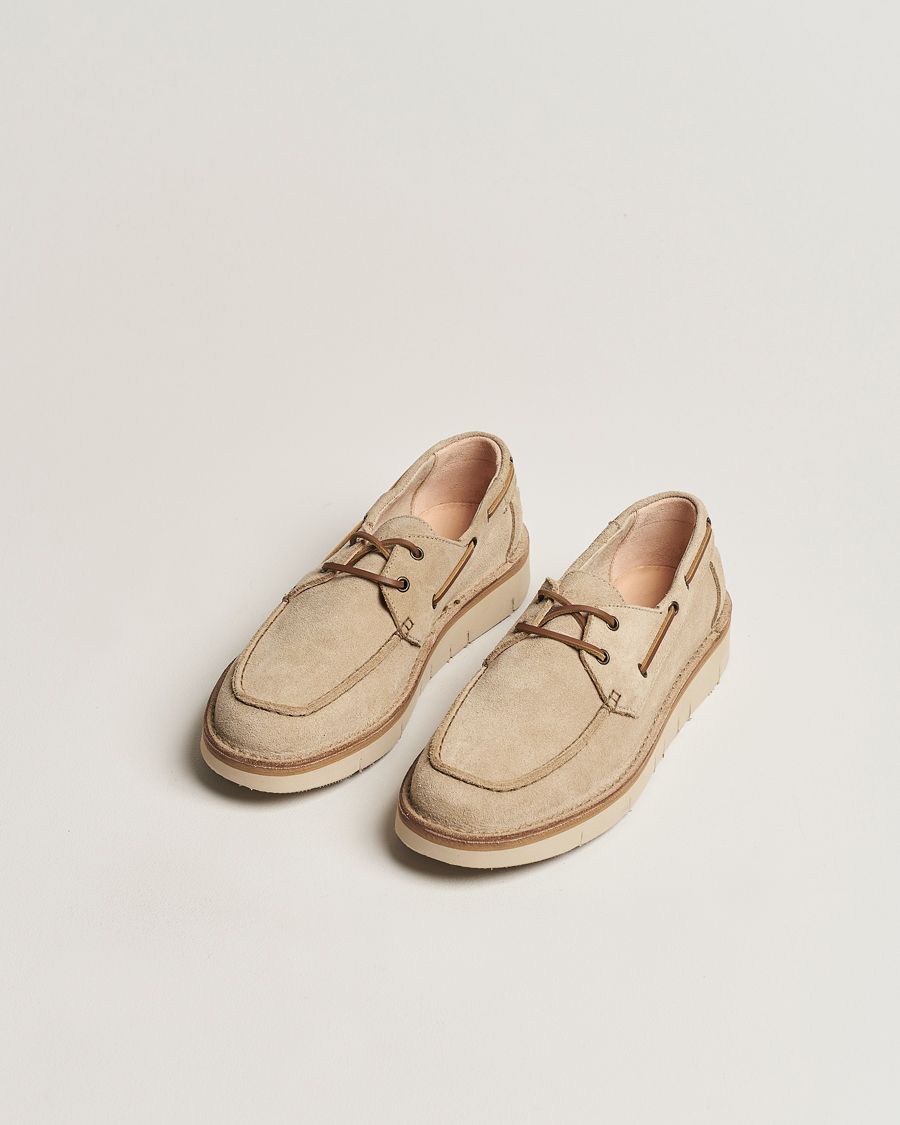 Herre | Sko i mokka | Astorflex | Boatflex Moccasin Stone Suede