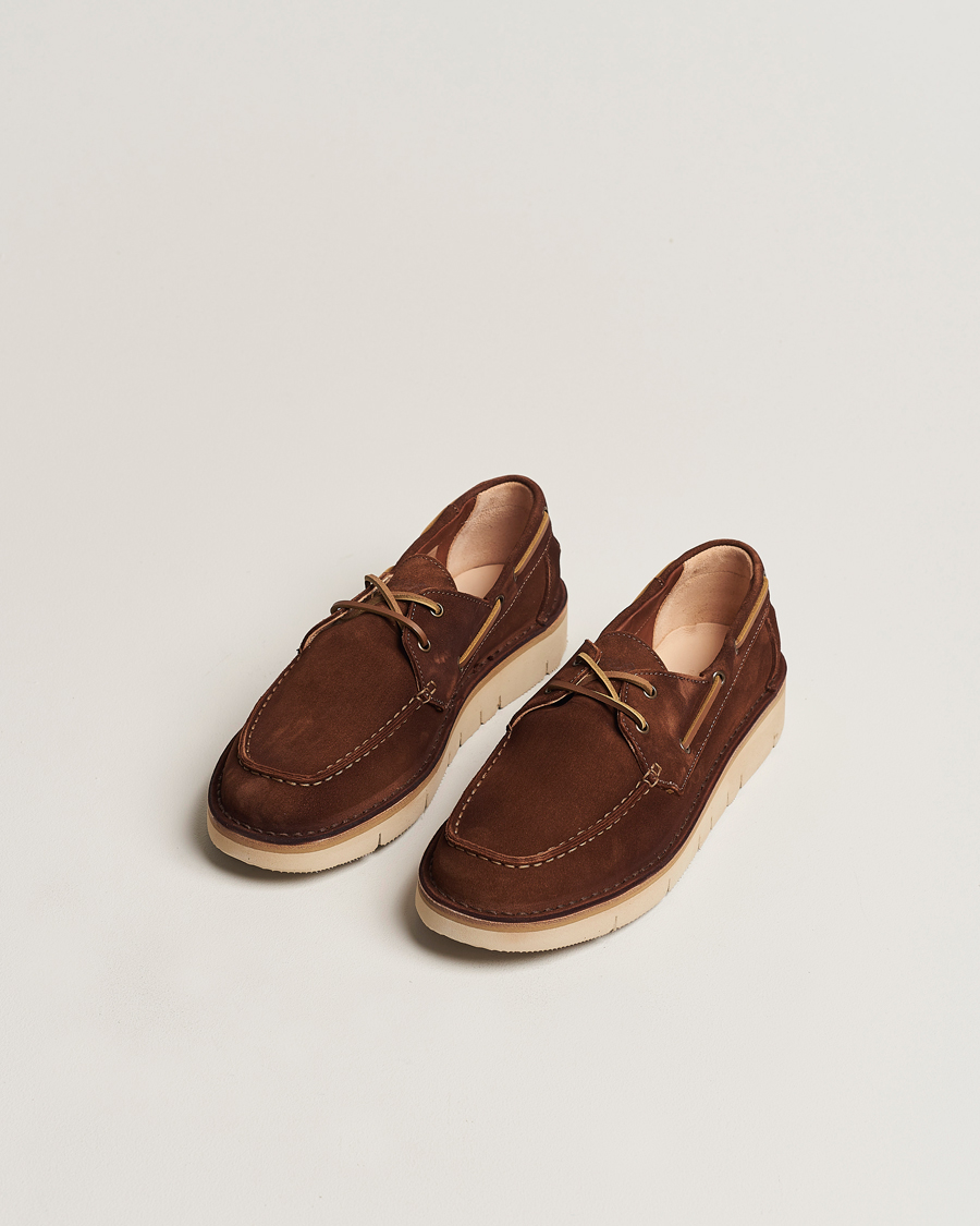 Herre | Astorflex | Astorflex | Boatflex Moccasin Brown Suede