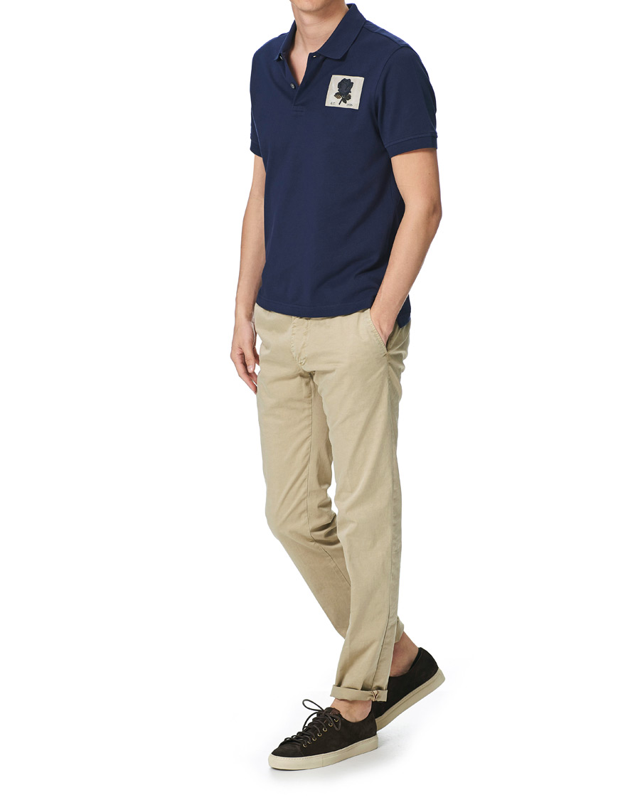 Herre | Pikéer | Kent & Curwen | Small Rose Polo Navy