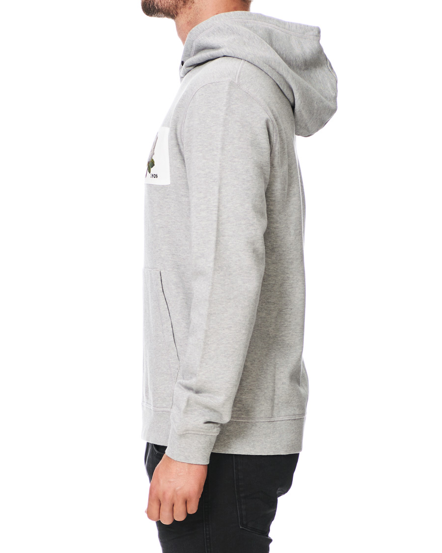 Herre | Gensere | Kent & Curwen | Rose Embroidered Hoodie Grey