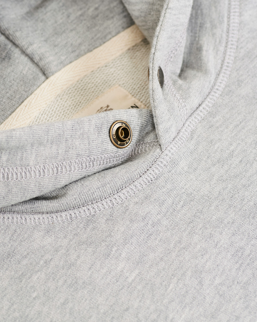 Herre | Gensere | Kent & Curwen | Rose Embroidered Hoodie Grey
