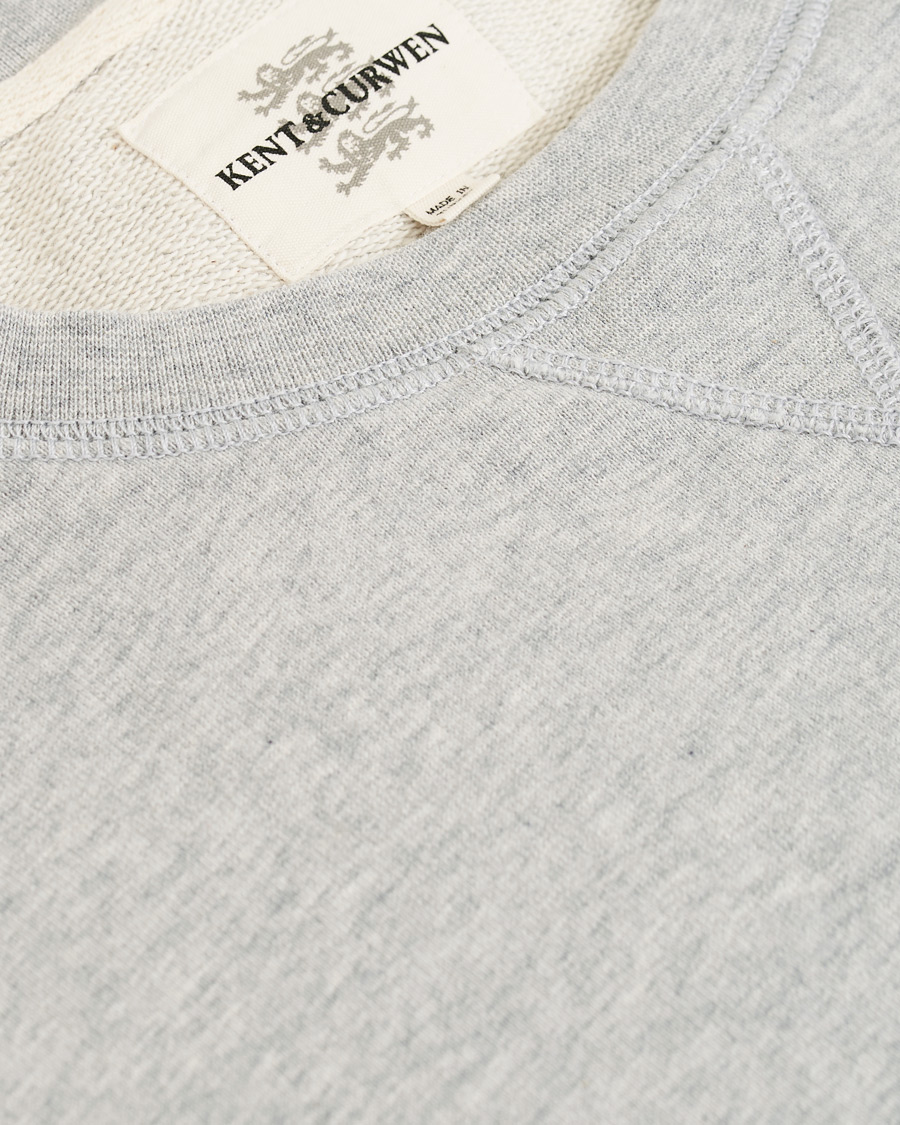 Herre | Gensere | Kent & Curwen | Rose Embroidered Sweatshirt Grey