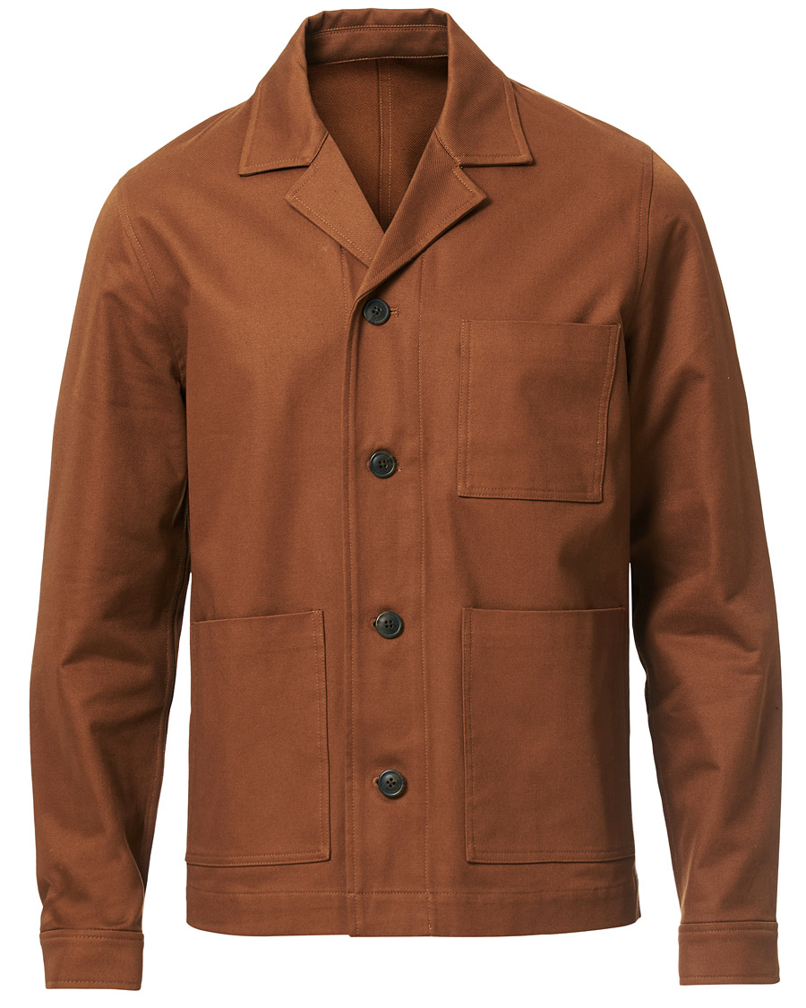 Herre | Skjorter | Samsøe Samsøe | Samsøe & Samsøe Cotton New Worker Jacket Monks Robe