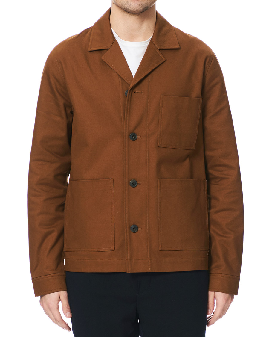 Herre | Skjorter | Samsøe Samsøe | Samsøe & Samsøe Cotton New Worker Jacket Monks Robe