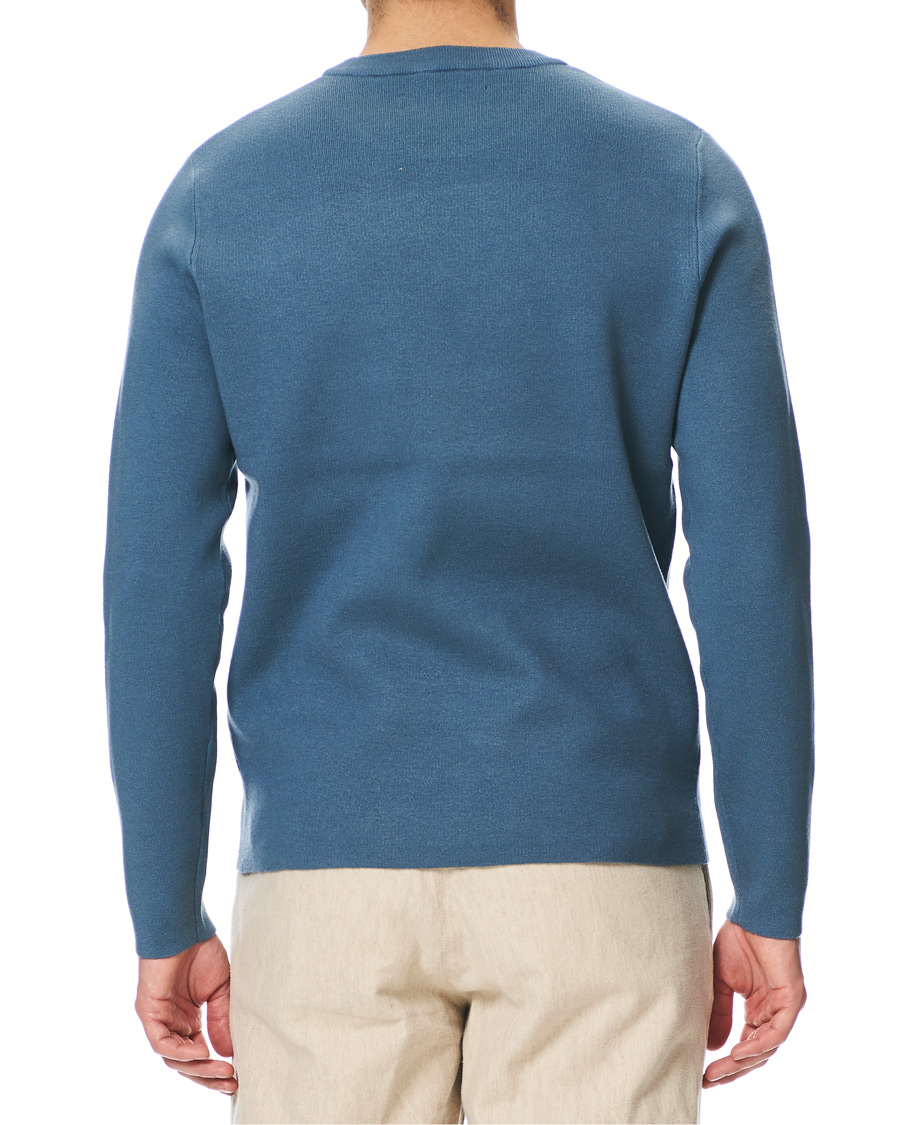Herre | Gensere | Samsøe Samsøe | Samsøe & Samsøe Gunan Soft Crew Neck Blue Mirage