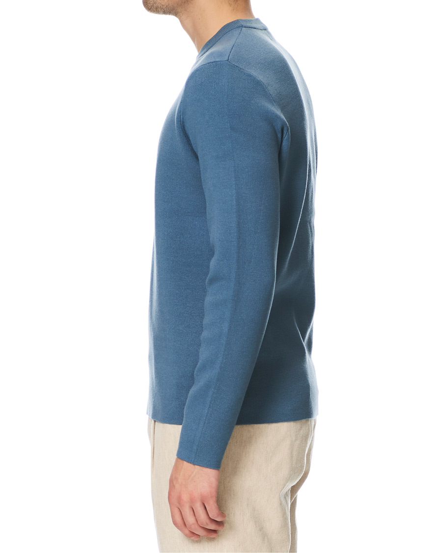 Herre | Gensere | Samsøe Samsøe | Samsøe & Samsøe Gunan Soft Crew Neck Blue Mirage