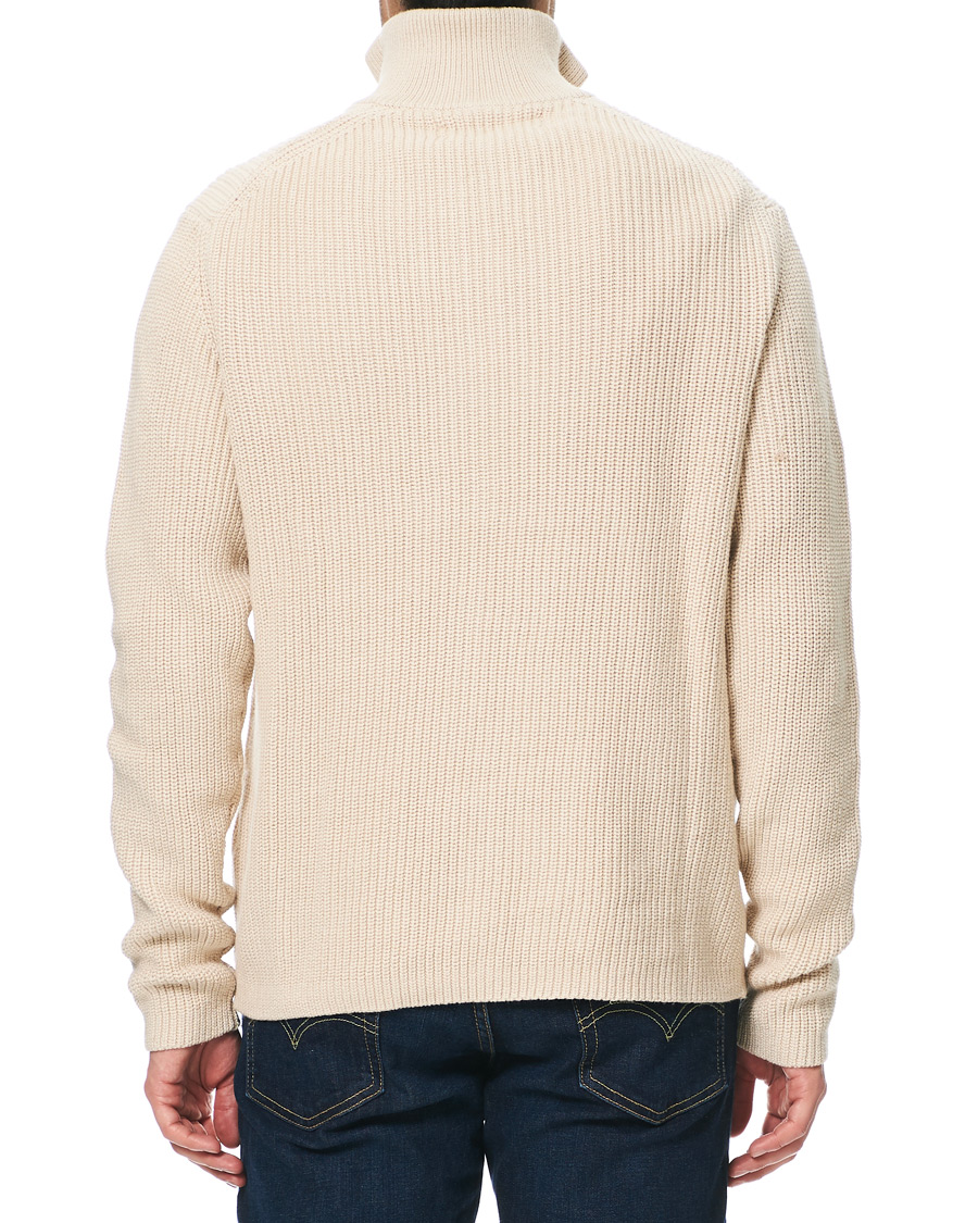 Herre | Gensere | Samsøe Samsøe | Samsøe & Samsøe Trani Half Zip Sweater Pumice