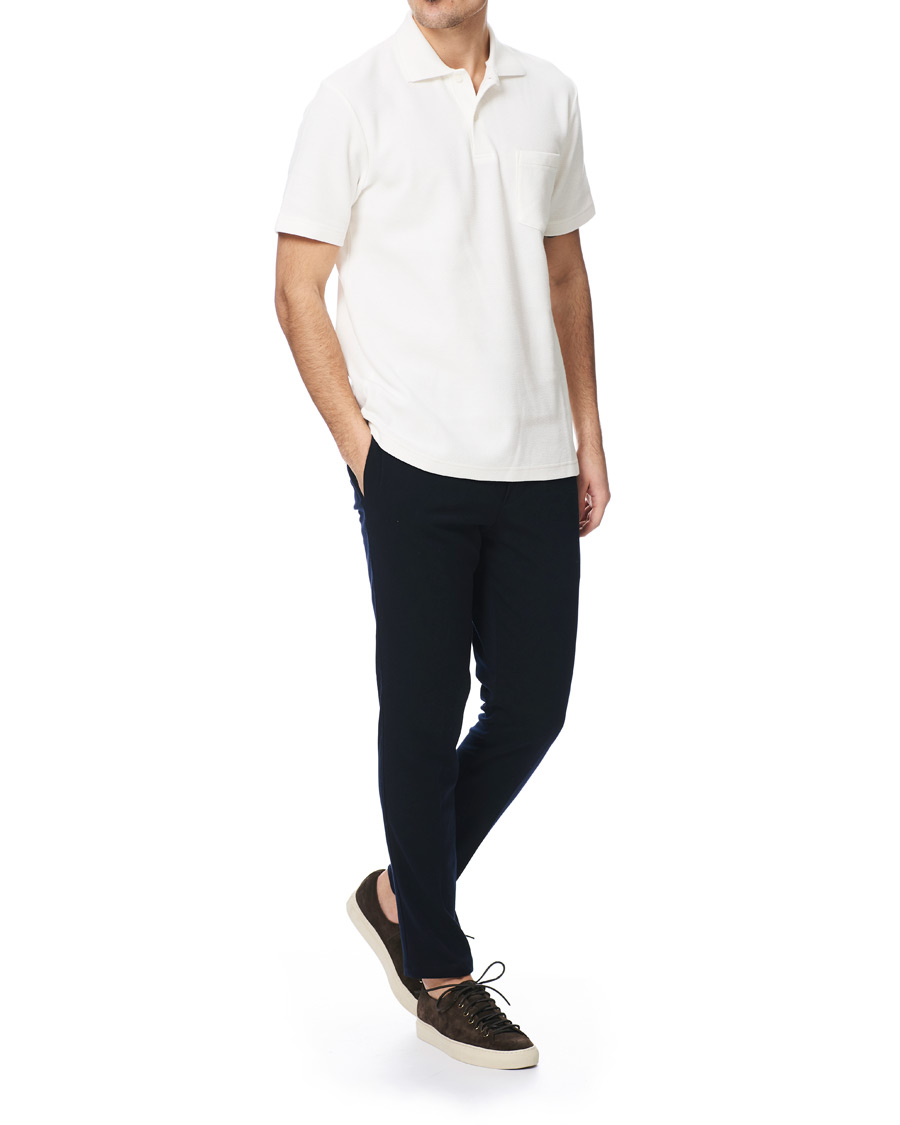 Herre | Pikéer | Samsøe Samsøe | Samsøe & Samsøe Taranto Short Sleeve Polo Lily White