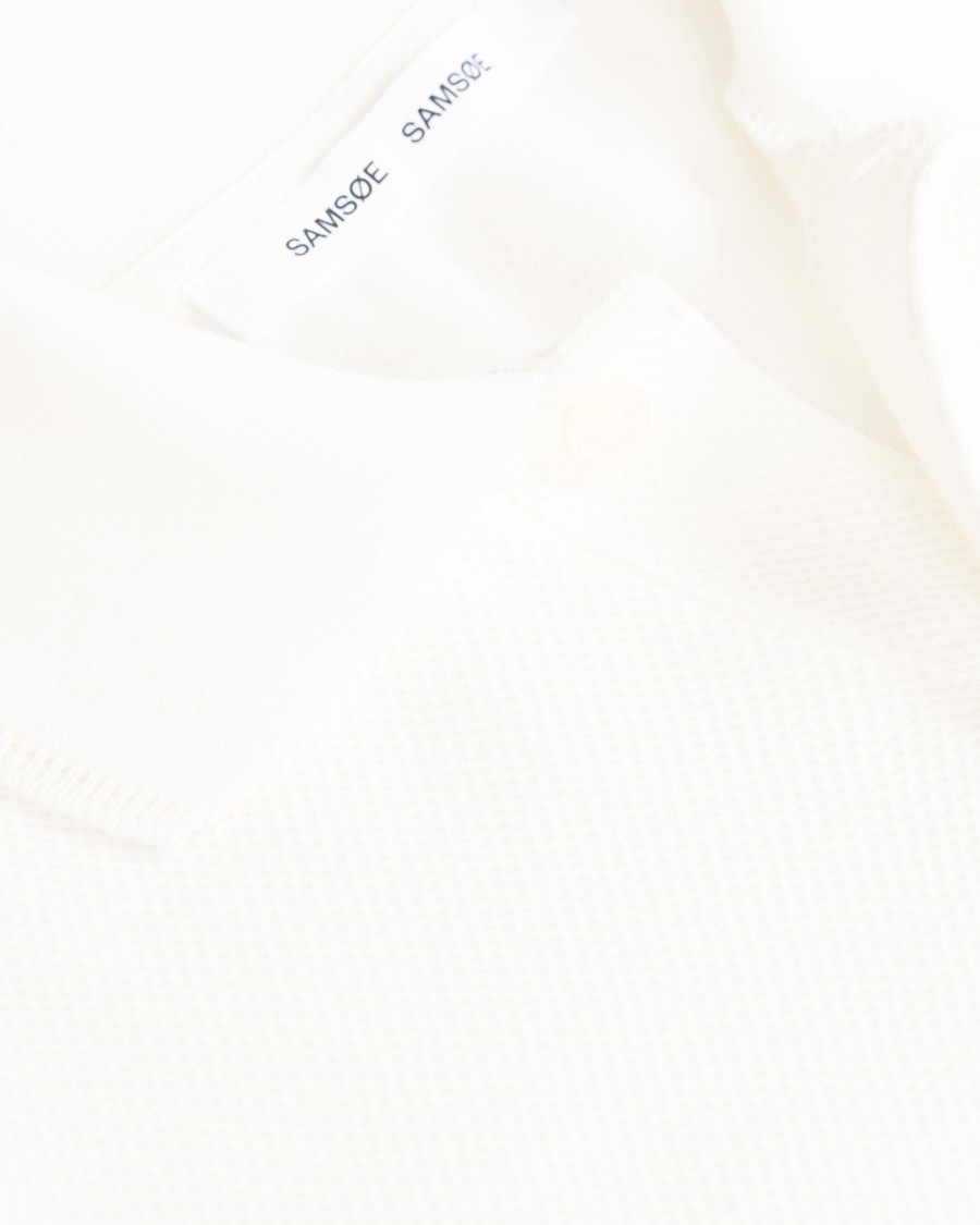 Herre | Pikéer | Samsøe Samsøe | Samsøe & Samsøe Taranto Short Sleeve Polo Lily White