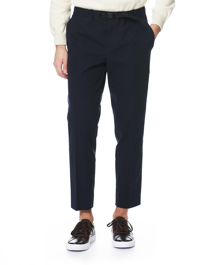 Herre | Bukser | Samsøe Samsøe | Samsøe & Samsøe Agnar Cropped Cotton Trousers Night Sky
