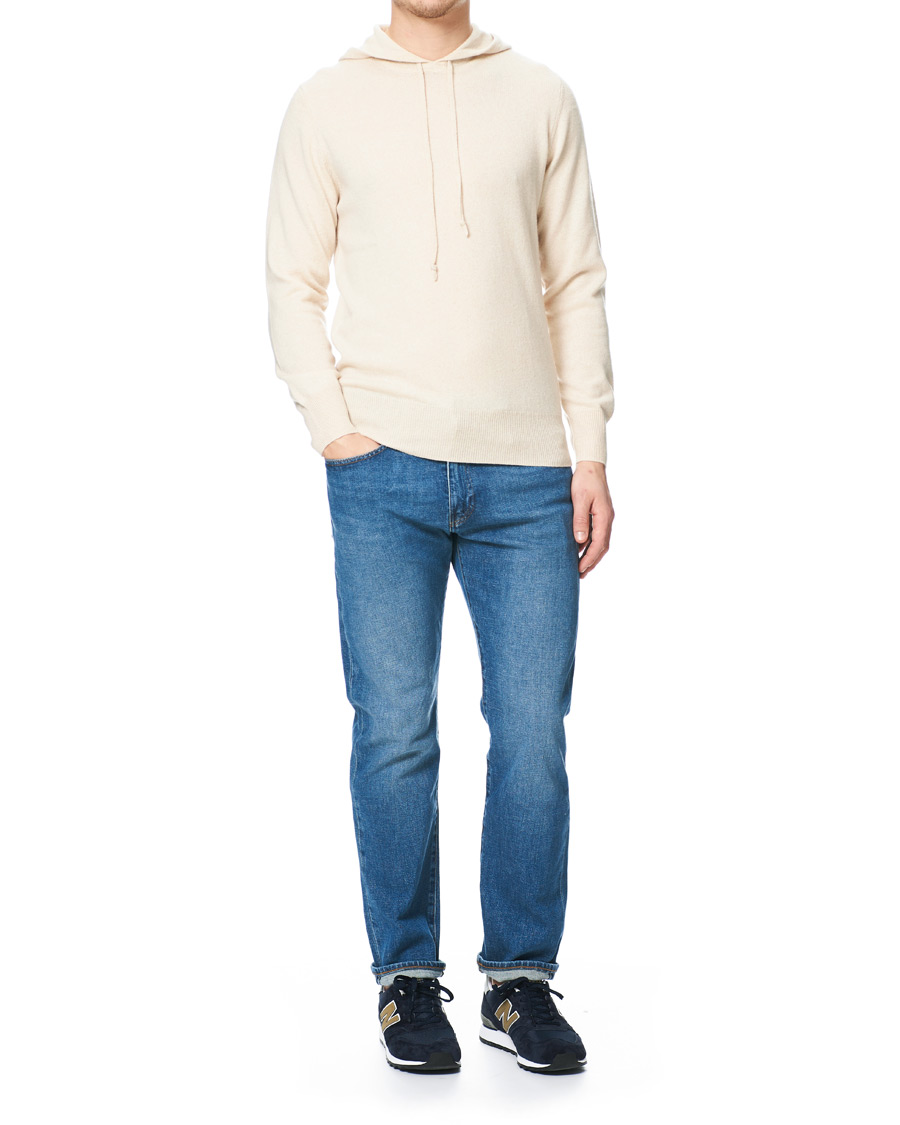 Herre | Gensere | Soft Goat | Cashmere Hoodie Beige