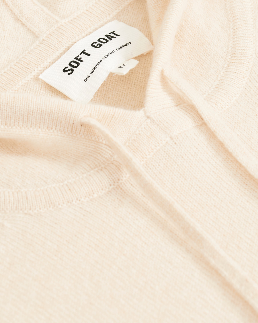 Herre | Gensere | Soft Goat | Cashmere Hoodie Beige