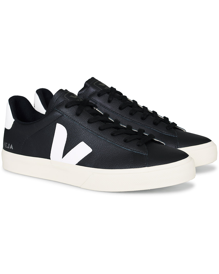 veja campo leather sneakers black