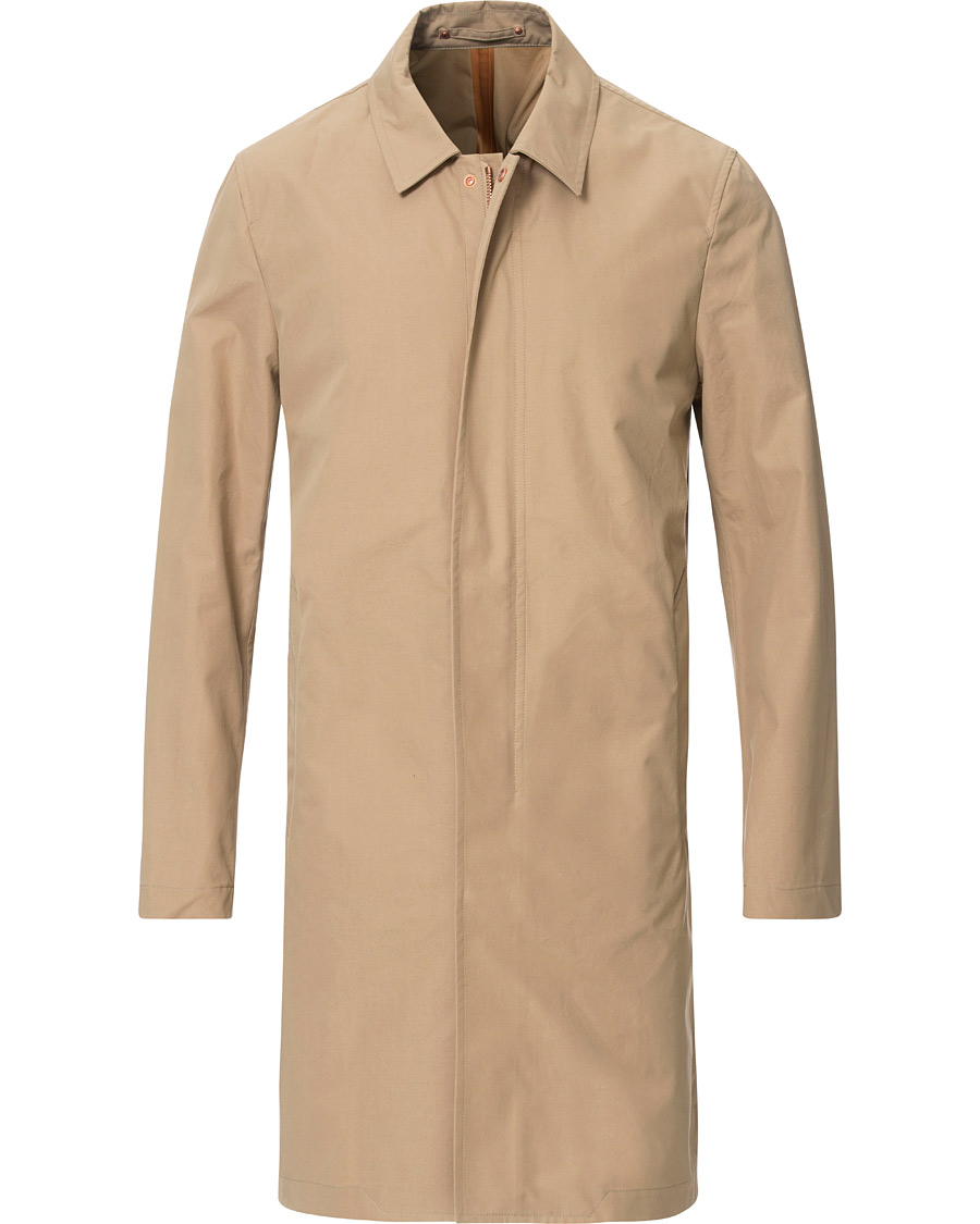 Herre | Jakker | Private White V.C. | Unlined Cotton Ventile Mac Coat 3.0 Sand