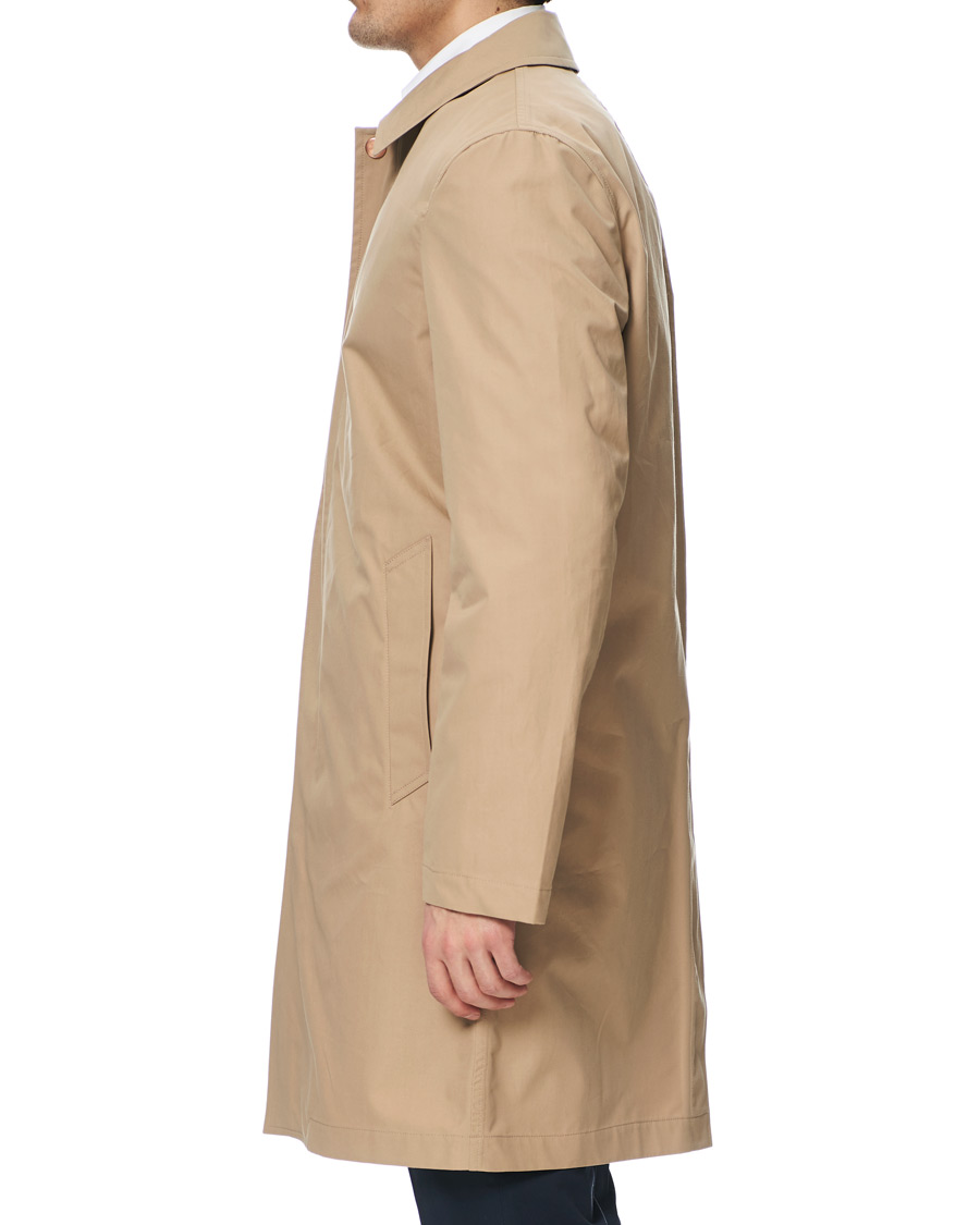 Herre | Jakker | Private White V.C. | Unlined Cotton Ventile Mac Coat 3.0 Sand