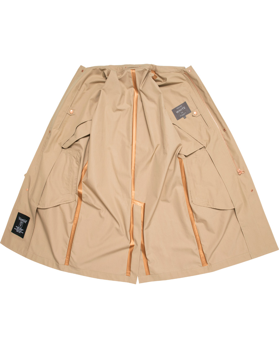 Herre | Jakker | Private White V.C. | Unlined Cotton Ventile Mac Coat 3.0 Sand