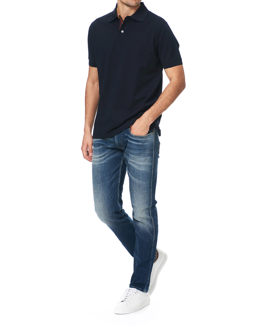 Herre | Pikéer | Paul Smith | Placket Stripe Polo Navy
