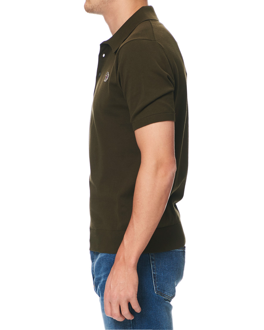 Herre | Pikéer | PS Paul Smith | Combed Cotton Knitted Polo Dark Green