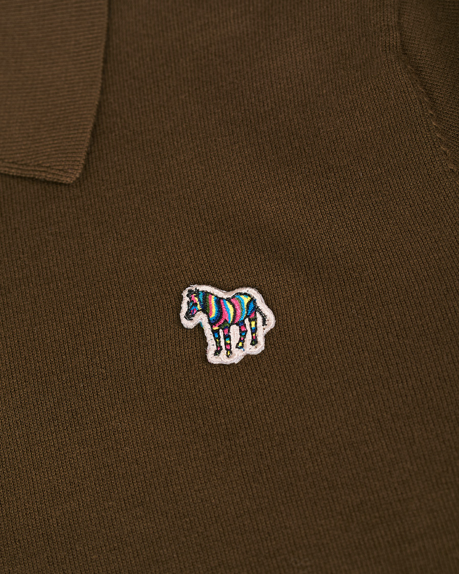 Herre | Pikéer | PS Paul Smith | Combed Cotton Knitted Polo Dark Green