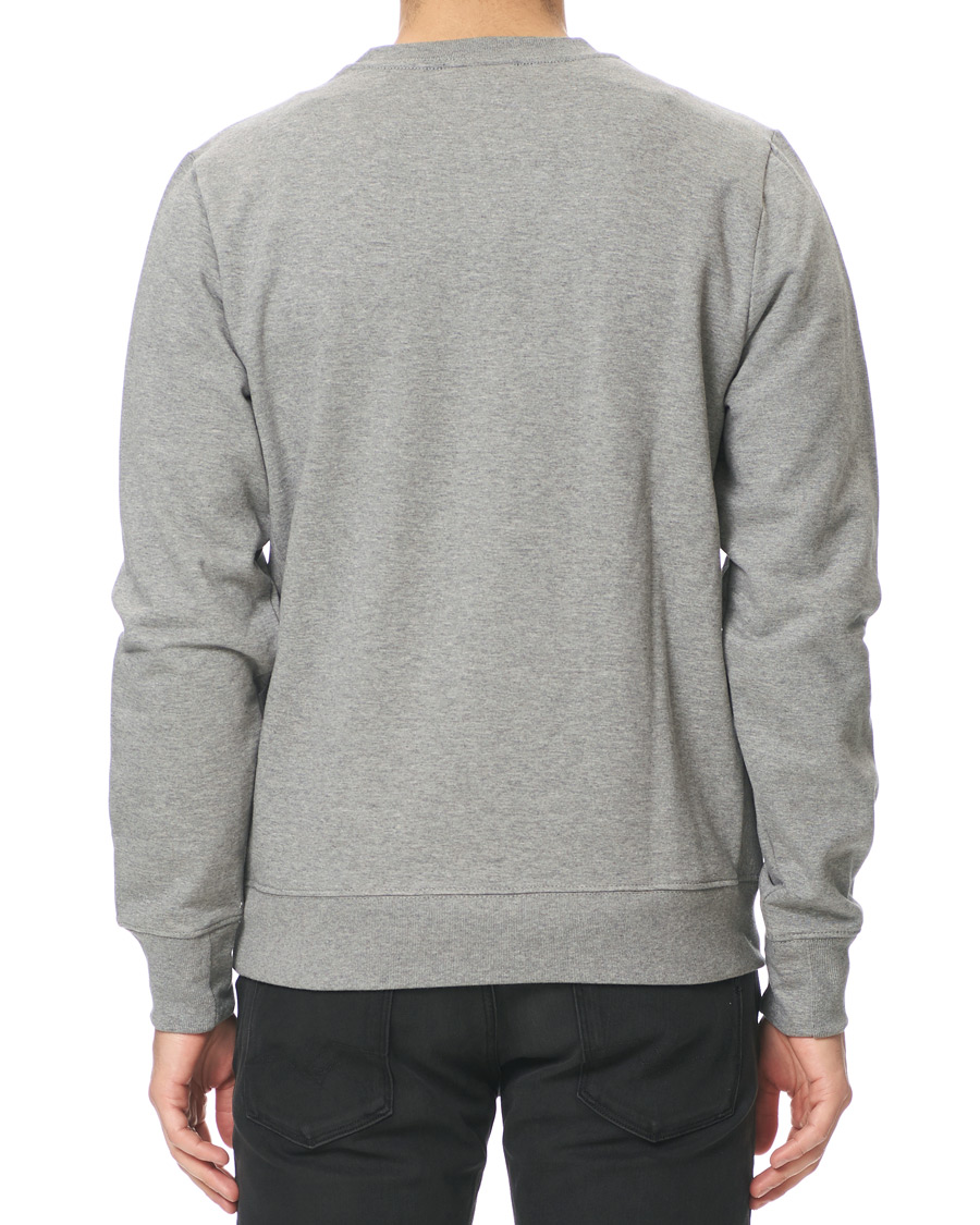 Herre | Gensere | PS Paul Smith | Organic Cotton Halo Zebra Sweatshirt Grey Melange