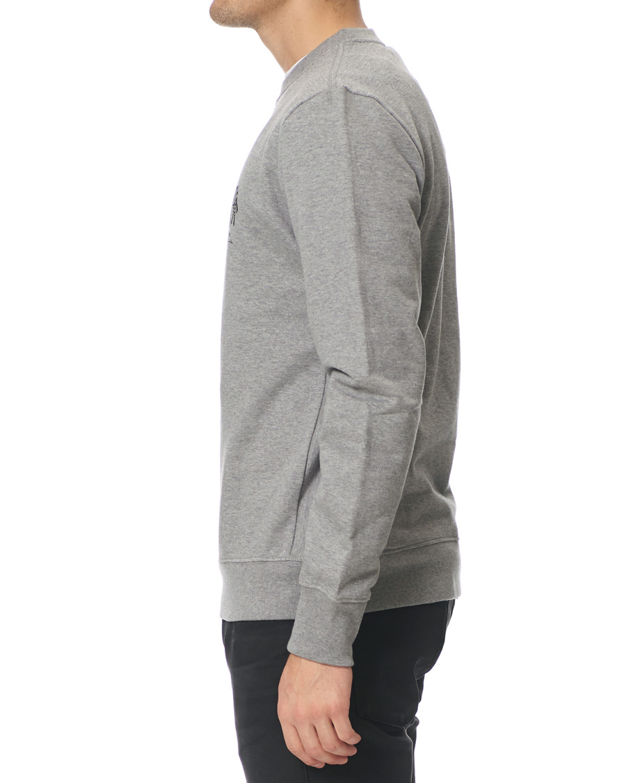 Herre | Gensere | PS Paul Smith | Organic Cotton Halo Zebra Sweatshirt Grey Melange