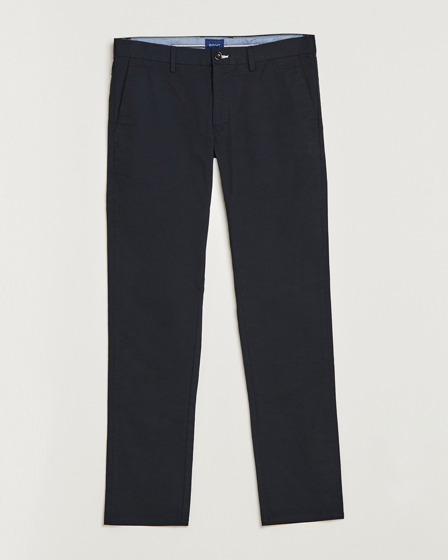 Herre | Bukser | GANT | Slim Fit Tech Prep Chino Black