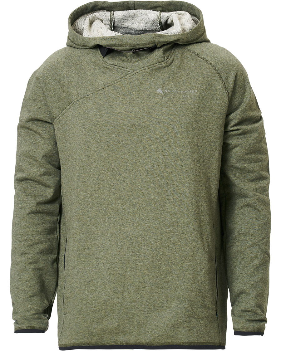 Herre | Gensere | Klättermusen | Falen Hooded Sweatshirt Dusty Green