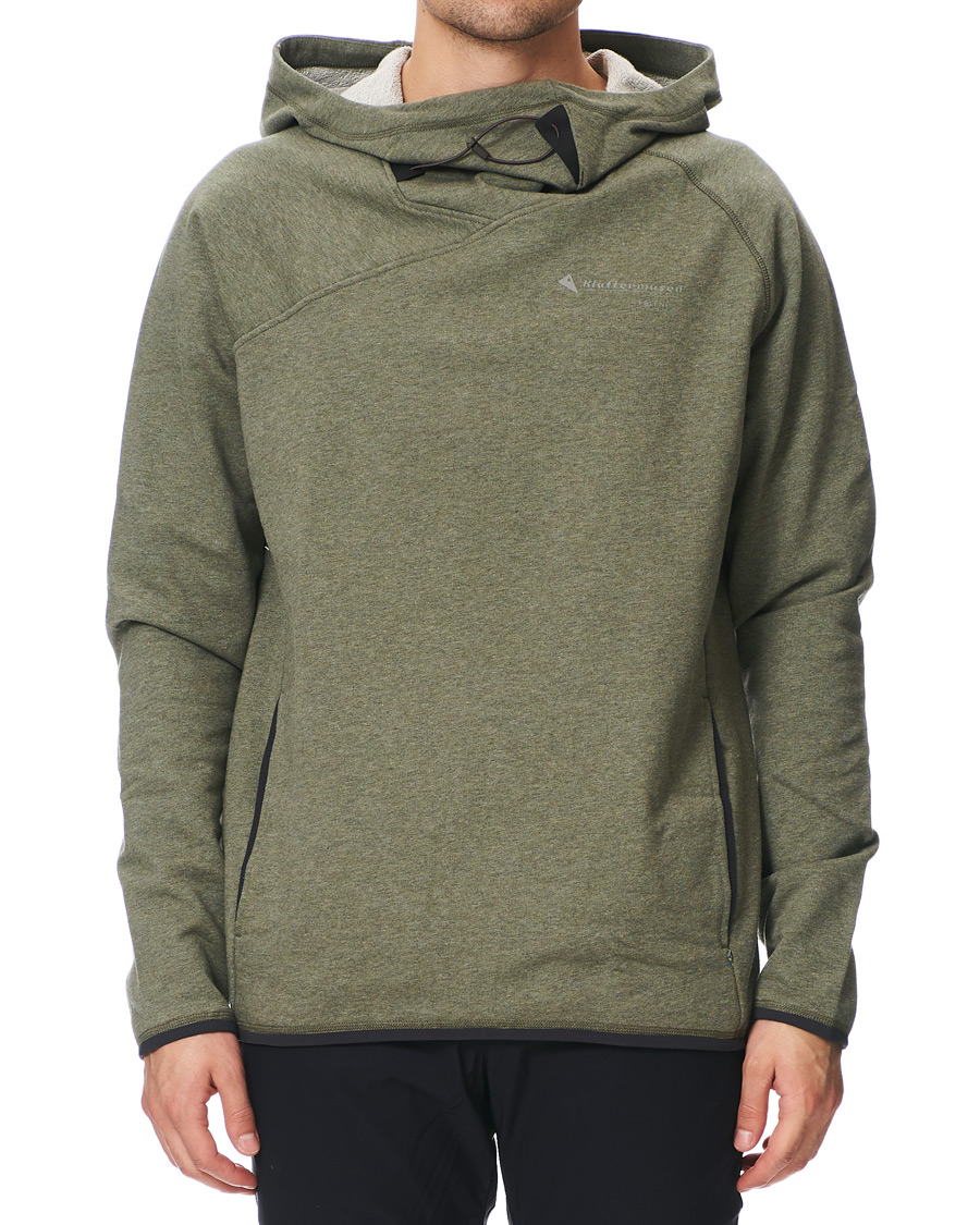 Herre | Gensere | Klättermusen | Falen Hooded Sweatshirt Dusty Green
