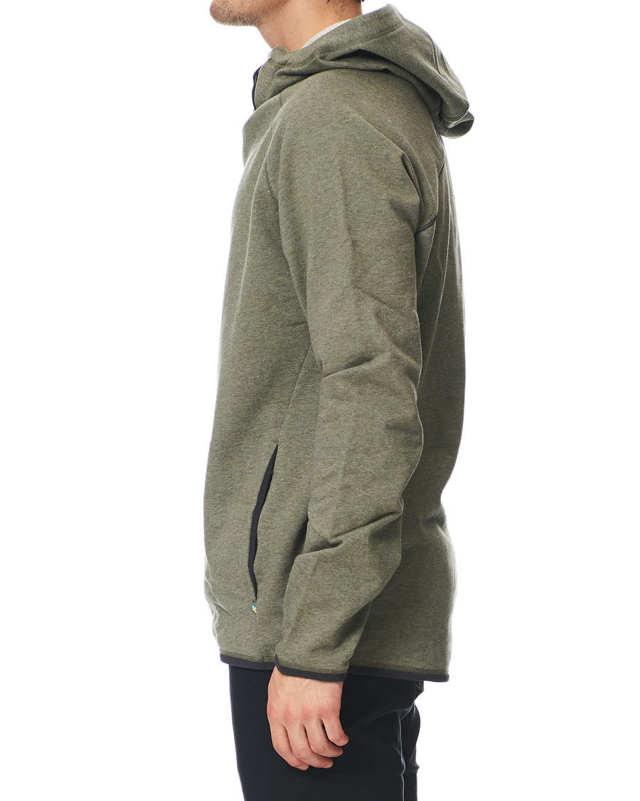 Herre | Gensere | Klättermusen | Falen Hooded Sweatshirt Dusty Green