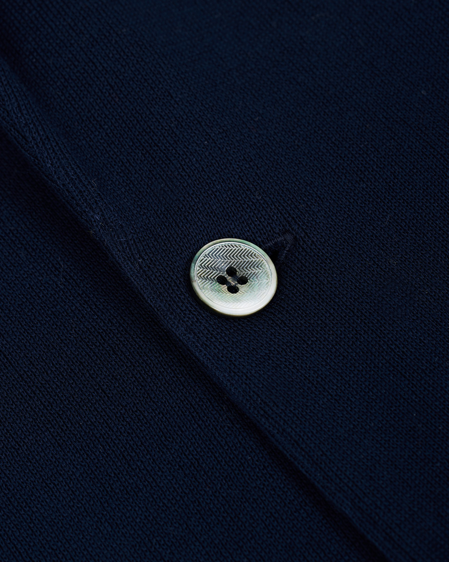 Herre | Dressjakker | Lardini | Knitted Cotton Blazer Navy