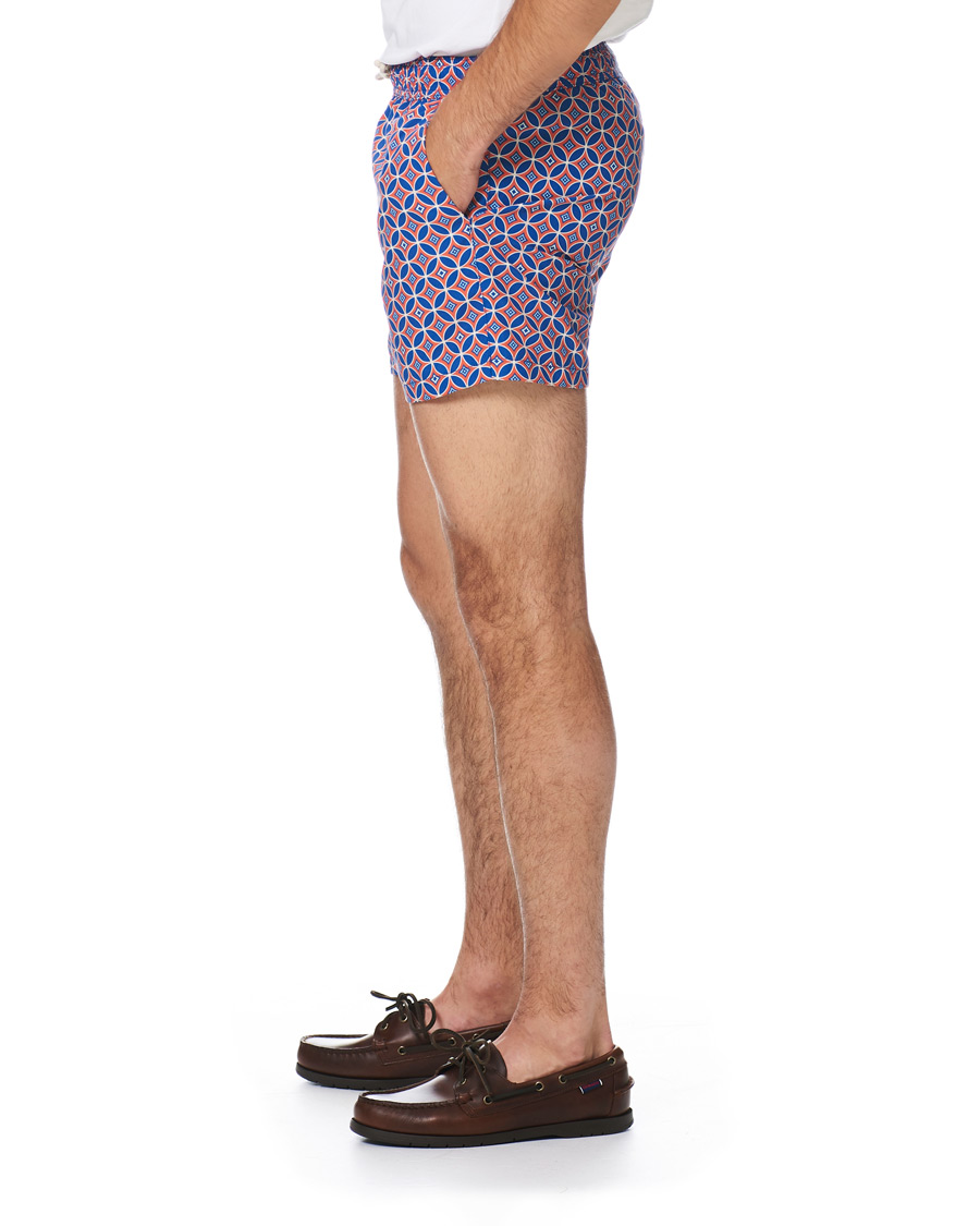 Herre | Badeshorts | Ripa Ripa | Levante Printed Swimshorts Red/Blue