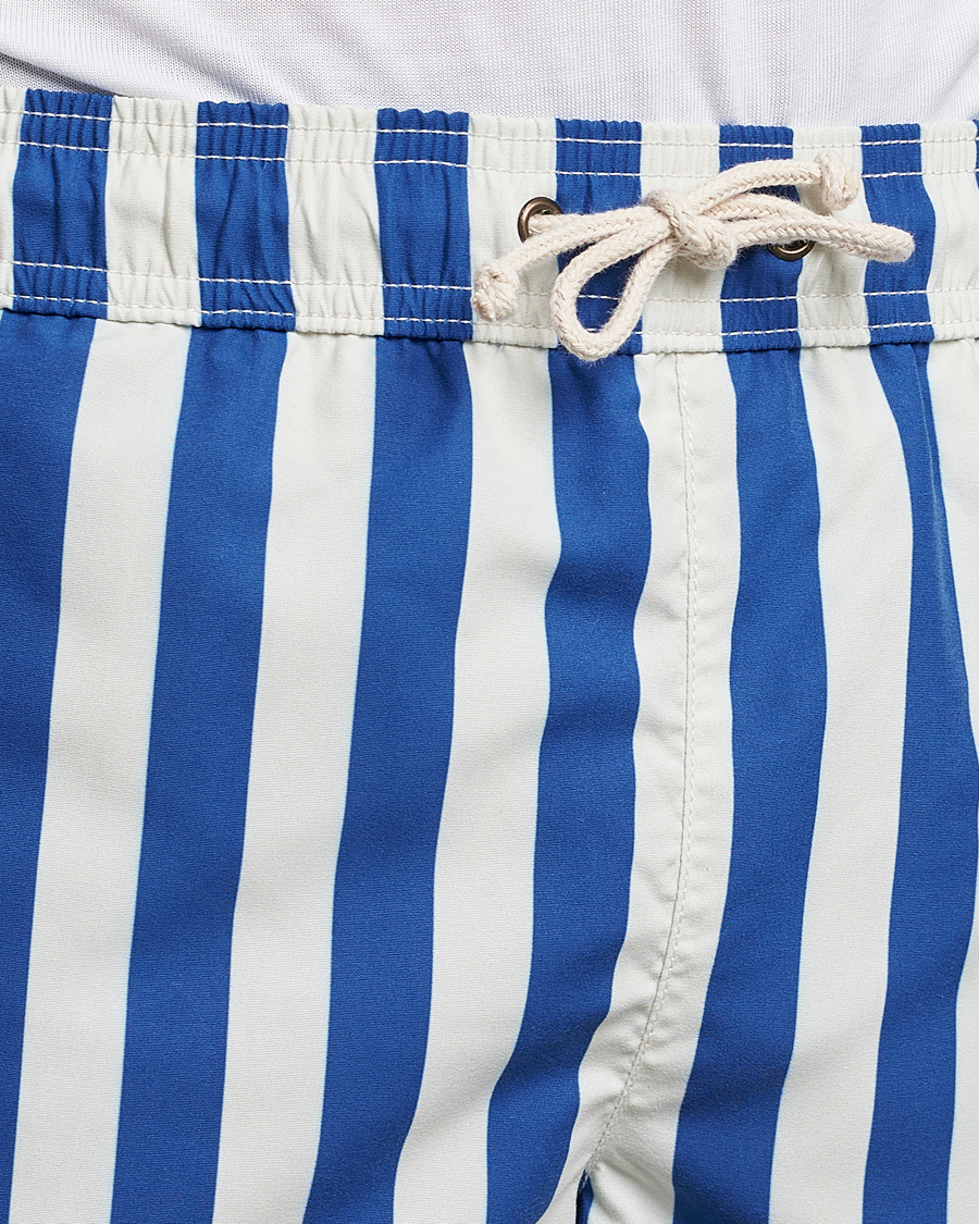 Herre | Badeshorts | Ripa Ripa | Paraggi Striped Swimshorts Blue/White