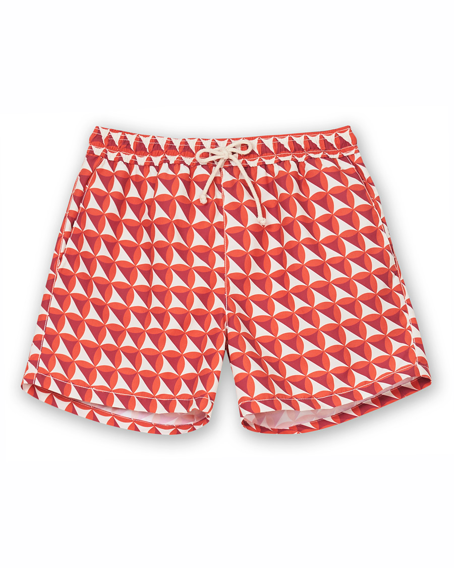 Herre | Badeshorts | Ripa Ripa | Vele Printed Swimshorts Red