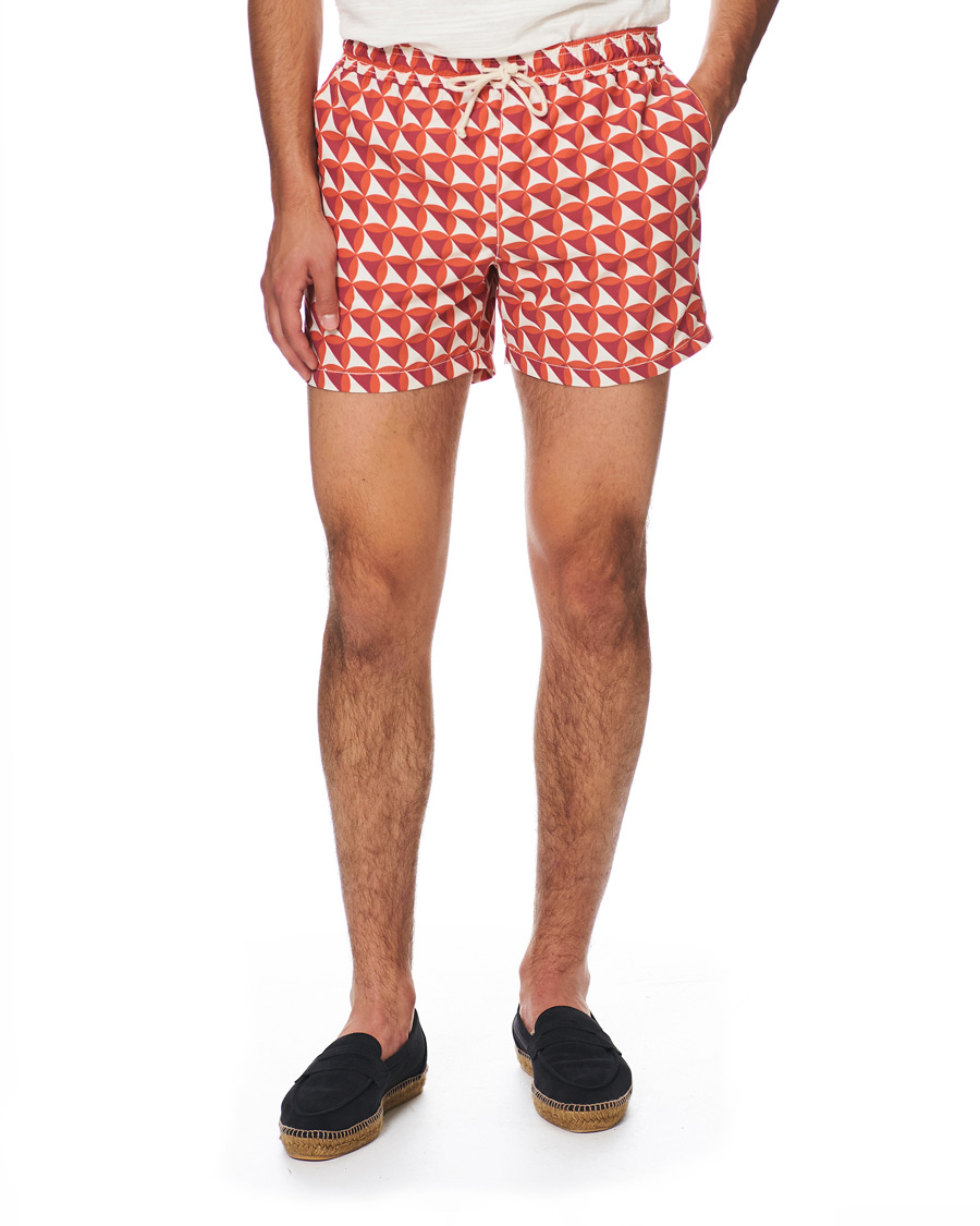 Herre | Badeshorts | Ripa Ripa | Vele Printed Swimshorts Red