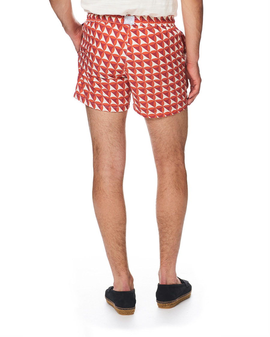 Herre | Badeshorts | Ripa Ripa | Vele Printed Swimshorts Red