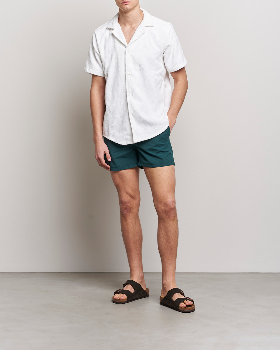 Herre | Badeshorts | Ripa Ripa | Plain Swimshorts Green