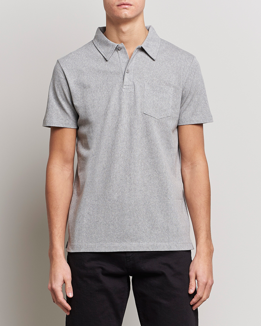 Herre | Pikéer | Sunspel | Riviera Polo Shirt Grey Melange