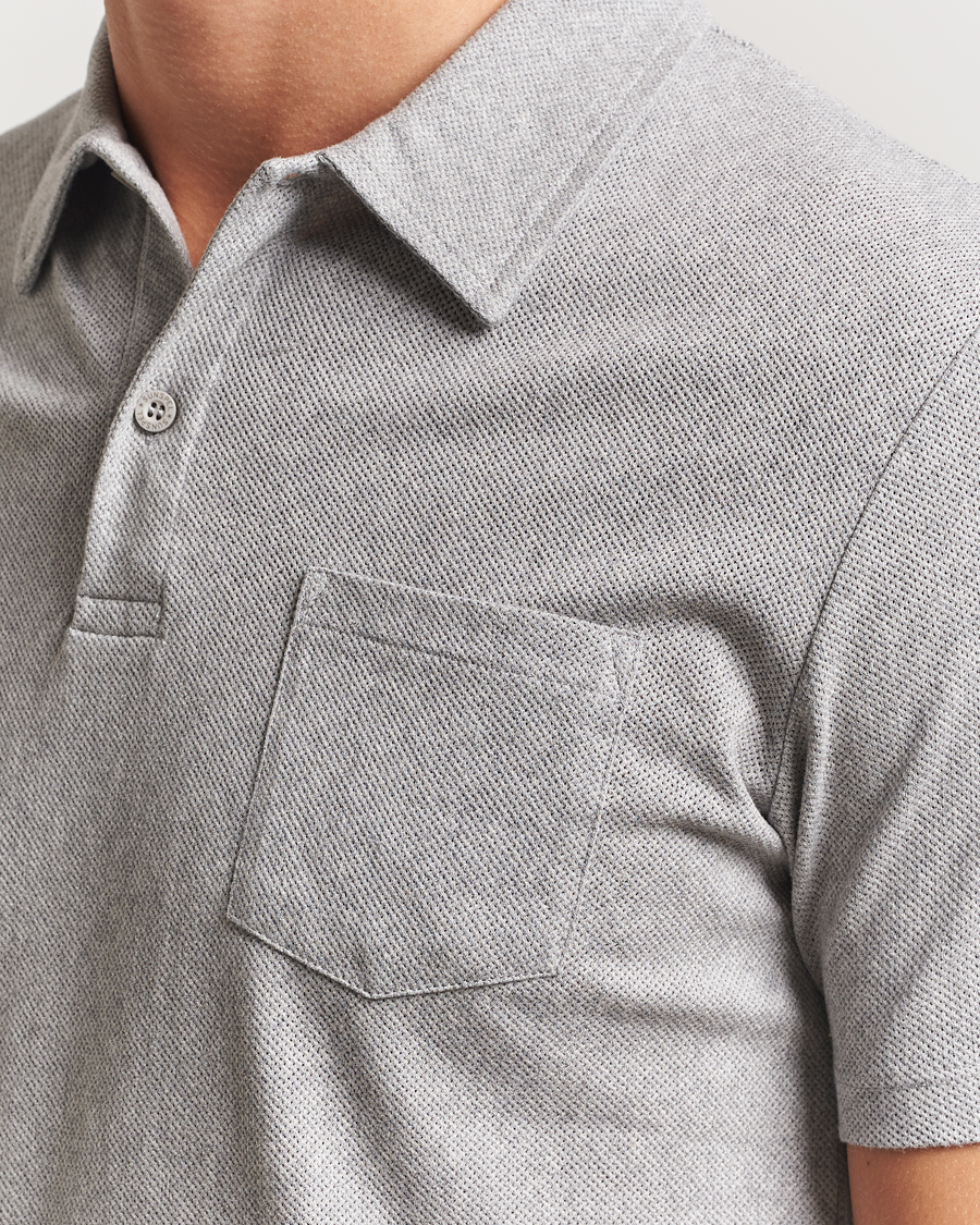 Herre | Pikéer | Sunspel | Riviera Polo Shirt Grey Melange
