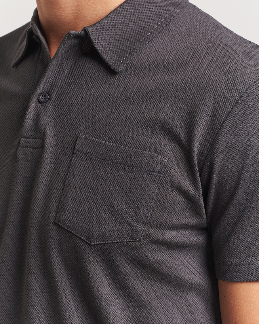 Herre | Pikéer | Sunspel | Riviera Polo Shirt Charcoal