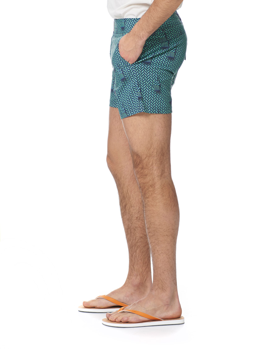 Herre | Badeshorts | Vilebrequin | Merise Superflex Maharadjah Swim Shorts Bleu Batik